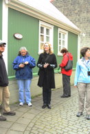 Kristín describes the town