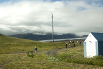 Shed on the way to the glacier