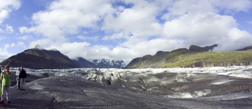 On the glacier