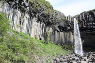 Svartifoss from below