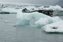 Ice tunnel or bridge