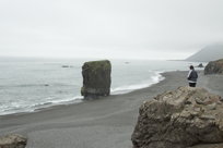 Sea stack in situ