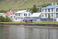 View of the town from across the water