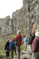 Beneath the wall of Ásbyrgi