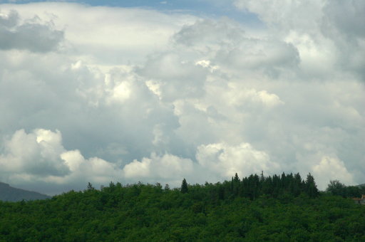 Cloudy Tuscan sky