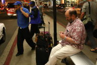 Mark waits at Fiumicino