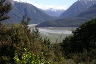 looking down on the Waimakariri, 1