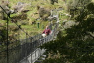 Mark on swing bridge