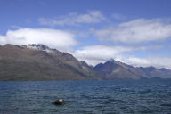 Lake Wakatipu and mountains, #1