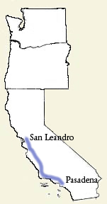 San Leandro to Pasadena