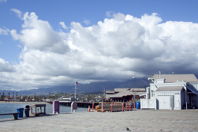 On the pier, I