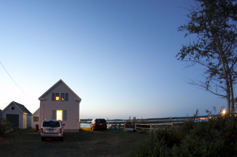 The Cottage in the twilight