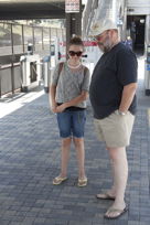 M & D on Lake Avenue Station platform