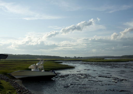 low tide on the Scarborough River