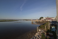 incoming tide on the flat