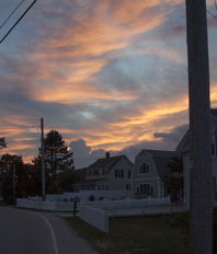 nice sky at sunset