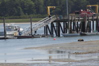 view of the end of a pier