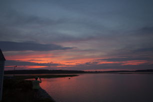 Thursday’s sunset, with Cindy