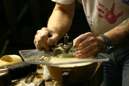 recessing with the router plane