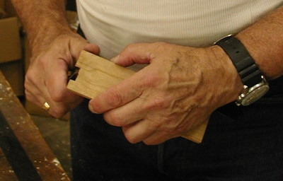 trimming finger joint