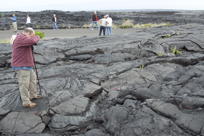 Mark photographs pāhoehoe