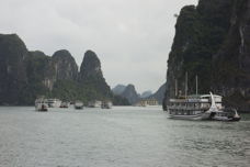 scenic view of the heads in Ha onb Bay