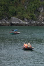 Small boats in big scenery