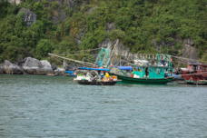 Typical scene, but with grocer’s boat