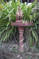 private shrine, purplish-colored