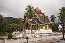 long shot of Wat Haw Pha Bang