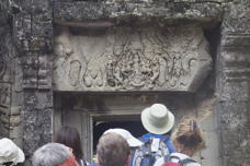 a relief over a doorway