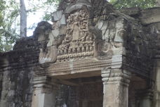 another doorway with an elaborate sculptured lintel