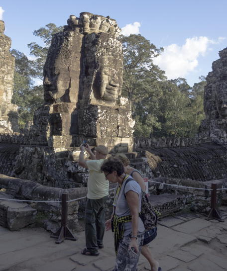 open-air four-faced monument