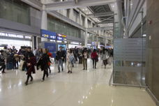 concourse in Seoul airport