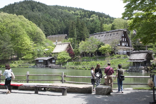 Hida Folk Village, first view