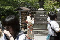 kimono-clad woman