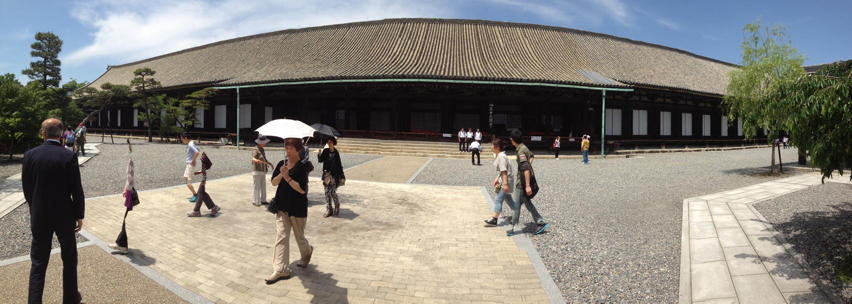 Crazy panorama of the big temple