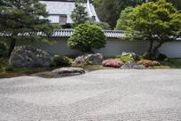 raked-gravel garden, I