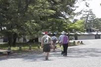 walking to the Palace