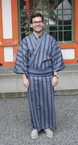 Mason in yukata