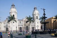 View of Cathedral, from Plaza de Armas