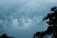 Unusual cloud formation