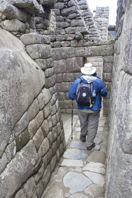 Mark walking in narrows