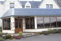 Front entrance to the Cuillen Hills Hotel