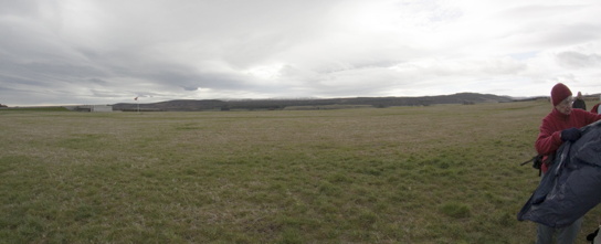 Culloden Battlefield in wide-angle view