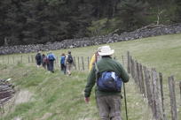 Mark watches the harbor of Raasay