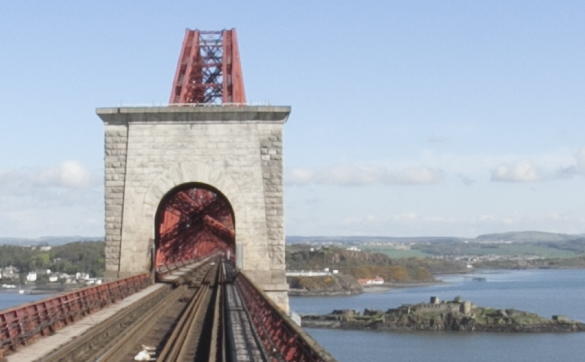 crappy view of Forth Bridge