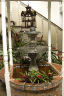 Courtyard fountain