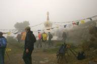 At the stupa