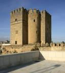 medieval tower at end of Roman bridge